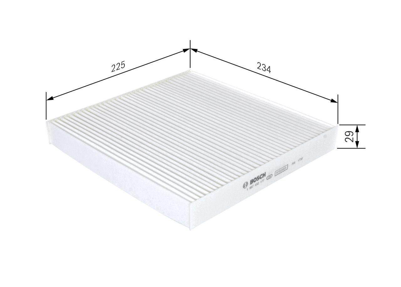 BOSCH 1 987 432 177 Filtras, salono oras