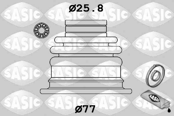 SASIC 1904052 Bellow kit, drive shaft