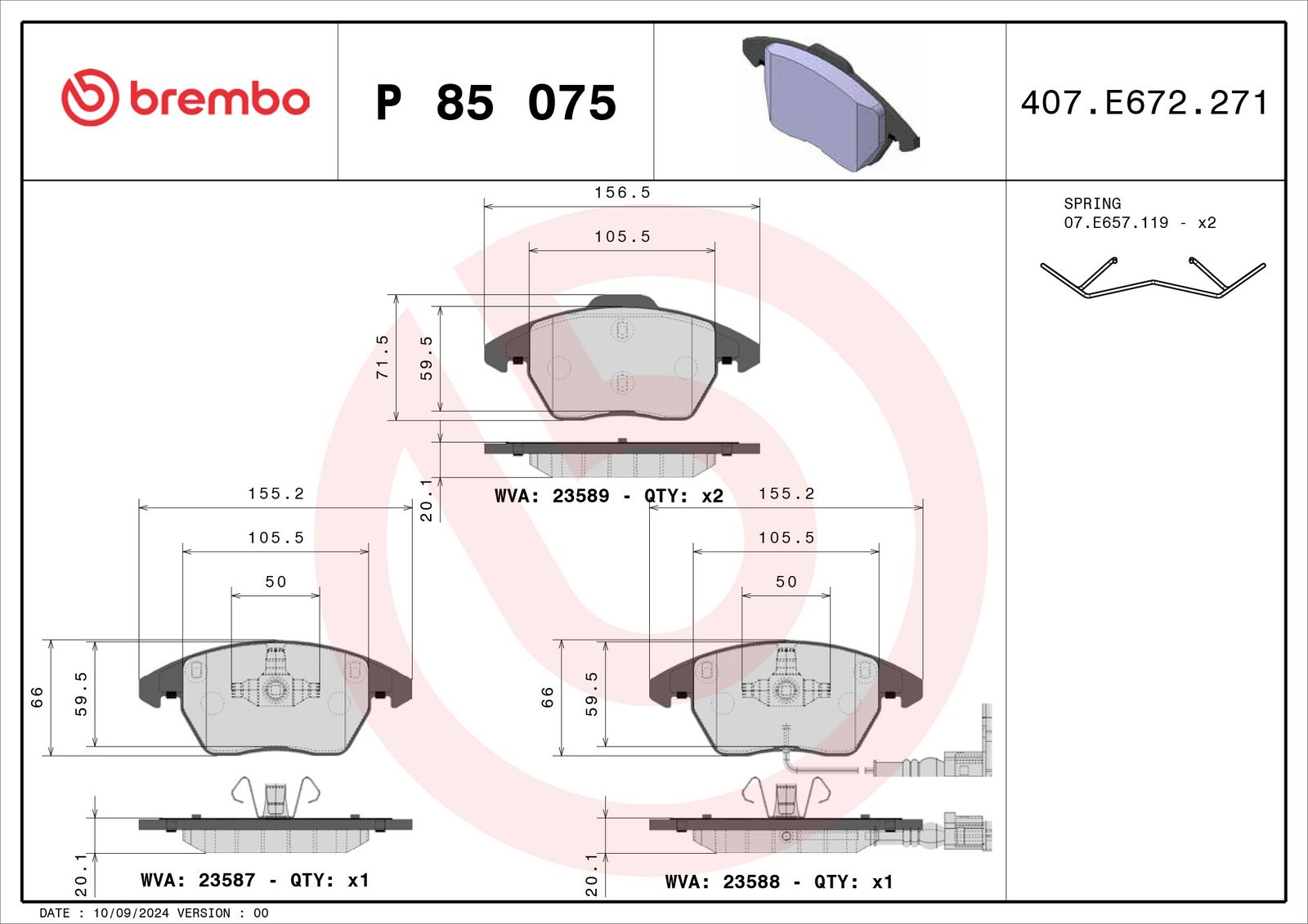 Brake Pad Set, disc brake-3