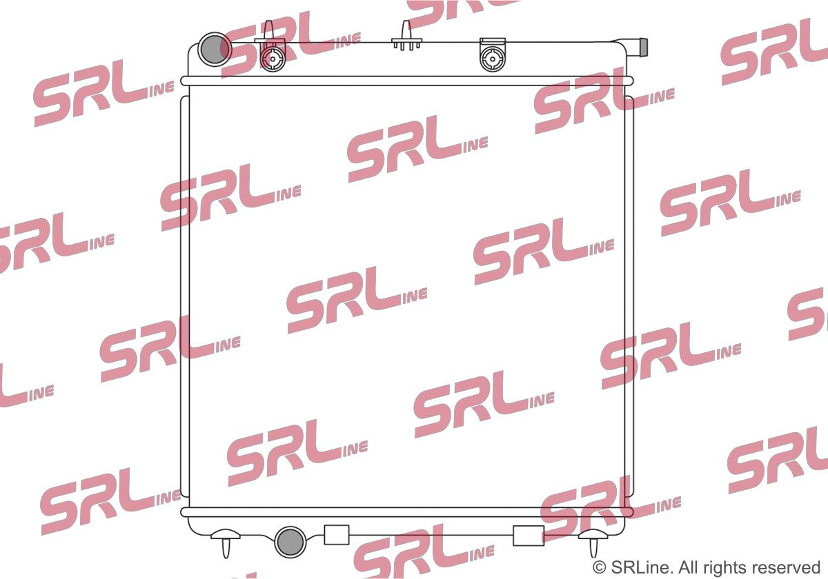 SRLINE 231508-5 Radiator, engine cooling