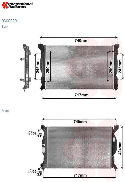 Radiator, engine cooling-2