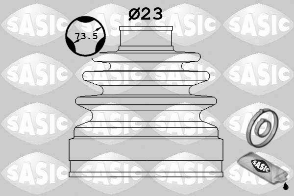 SASIC 1906129 Bellow kit, drive shaft