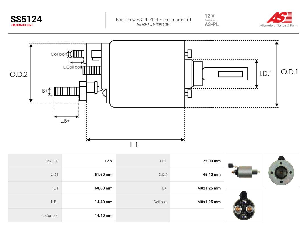 Solenoid Switch, starter-3