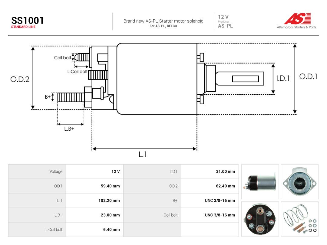 Solenoid Switch, starter-4