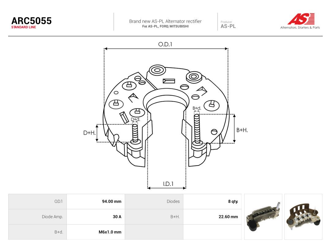 Rectifier, alternator-2