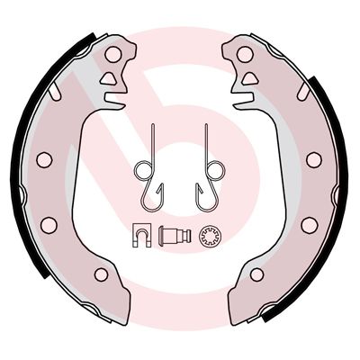 BREMBO S 23 569 Brake shoe set