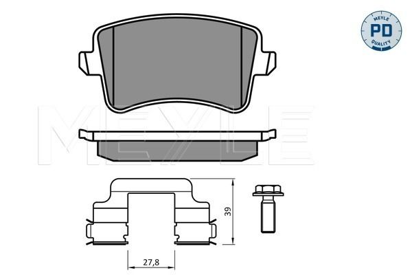 Brake Pad Set, disc brake-1