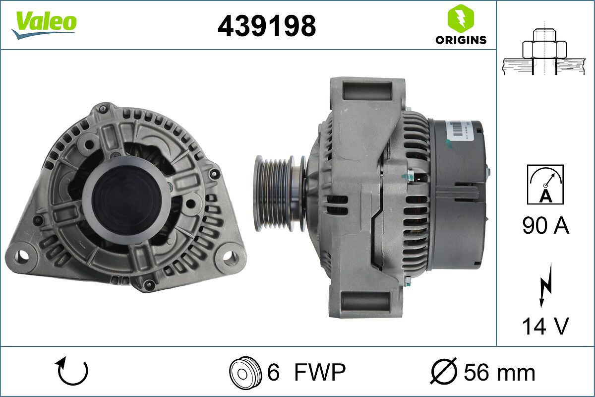 VALEO 439198 Alternator