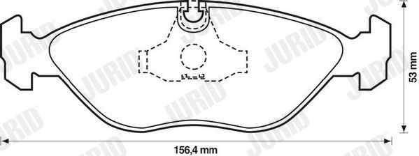 stabdžių trinkelių rinkinys, diskinis stabdys-1