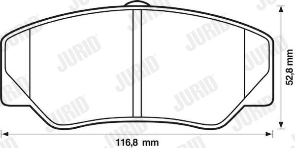 stabdžių trinkelių rinkinys, diskinis stabdys-1