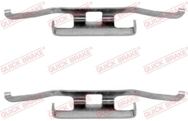 QUICK BRAKE 109-1098 Accessory kit, disc brake pad