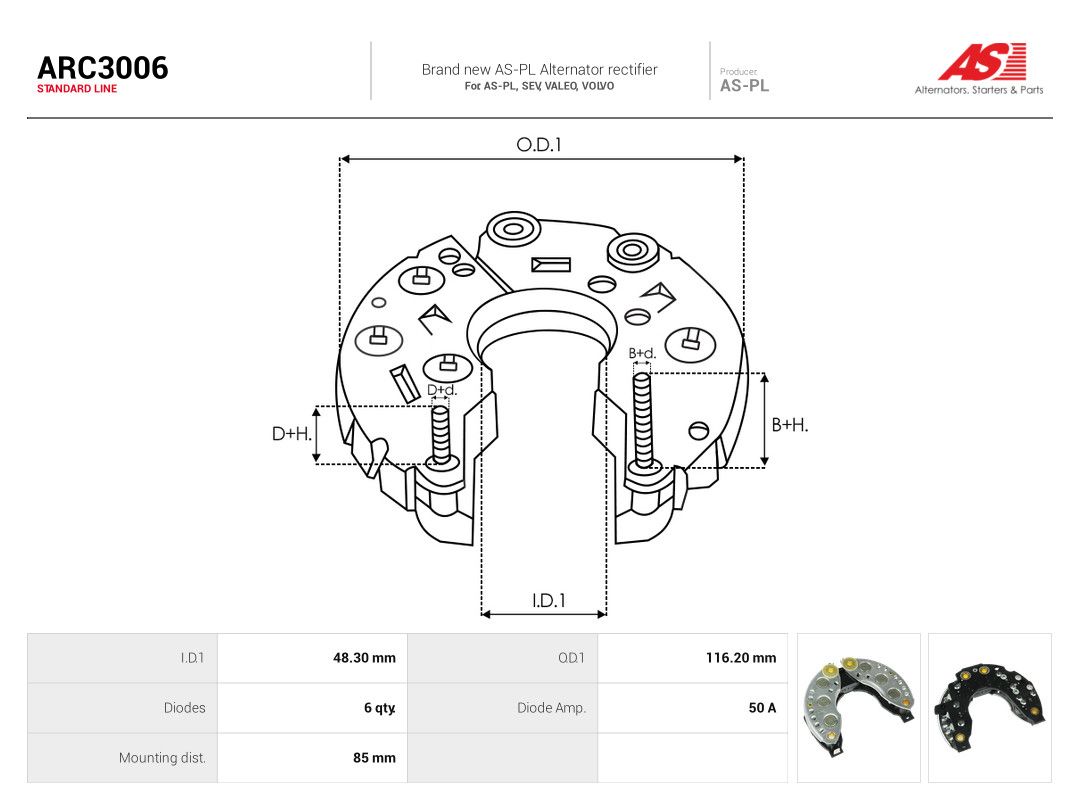 Rectifier, alternator-2