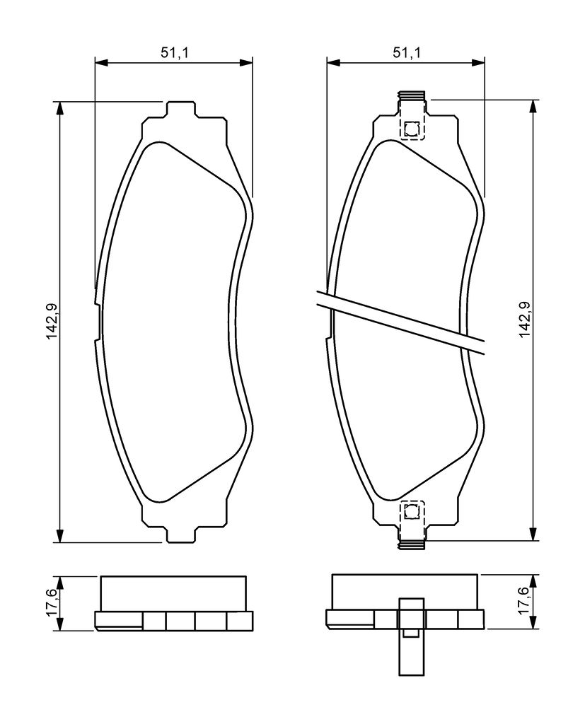 Brake Pad Set, disc brake-5