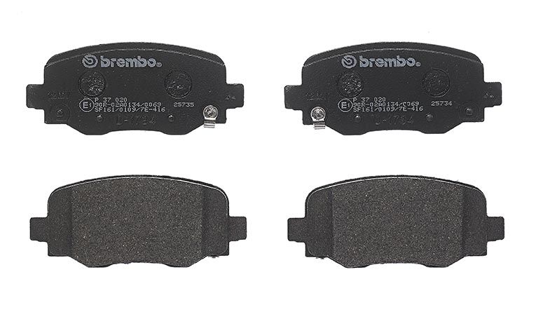 BREMBO P 37 020 Brake pad set, disc brake