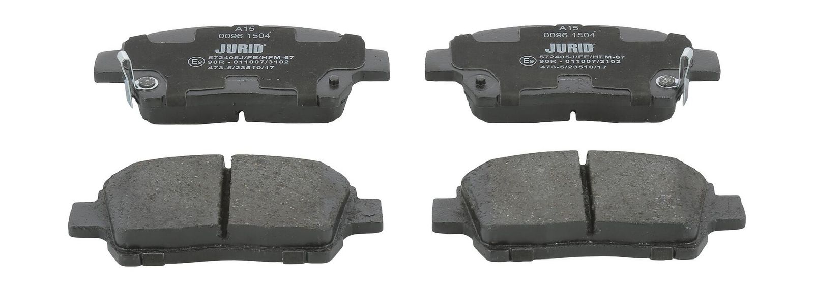 JURID 572405J Brake pad set, disc brake