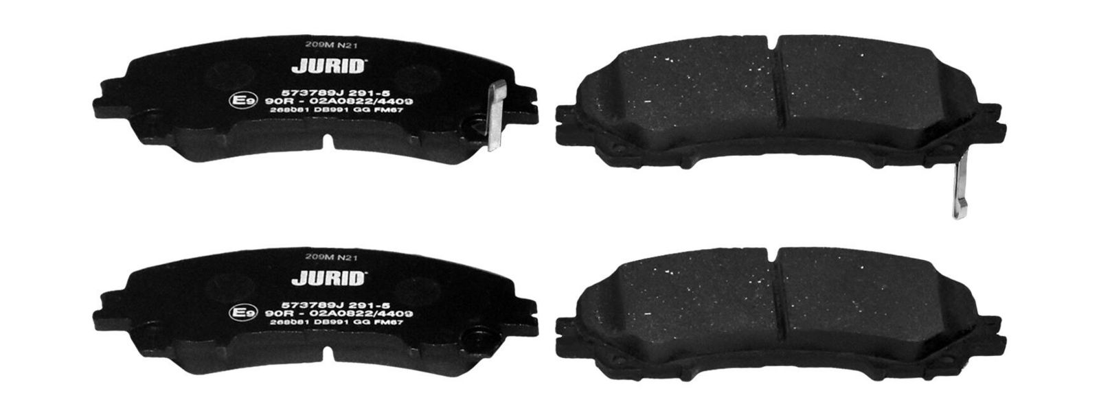 JURID 573789J Brake pad set, disc brake