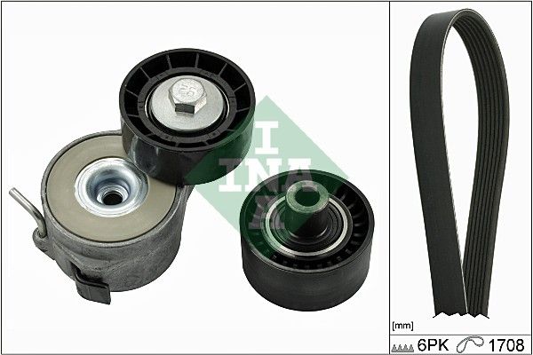 SCHAEFFLER INA 529 0046 10 V-ribbed belt set
