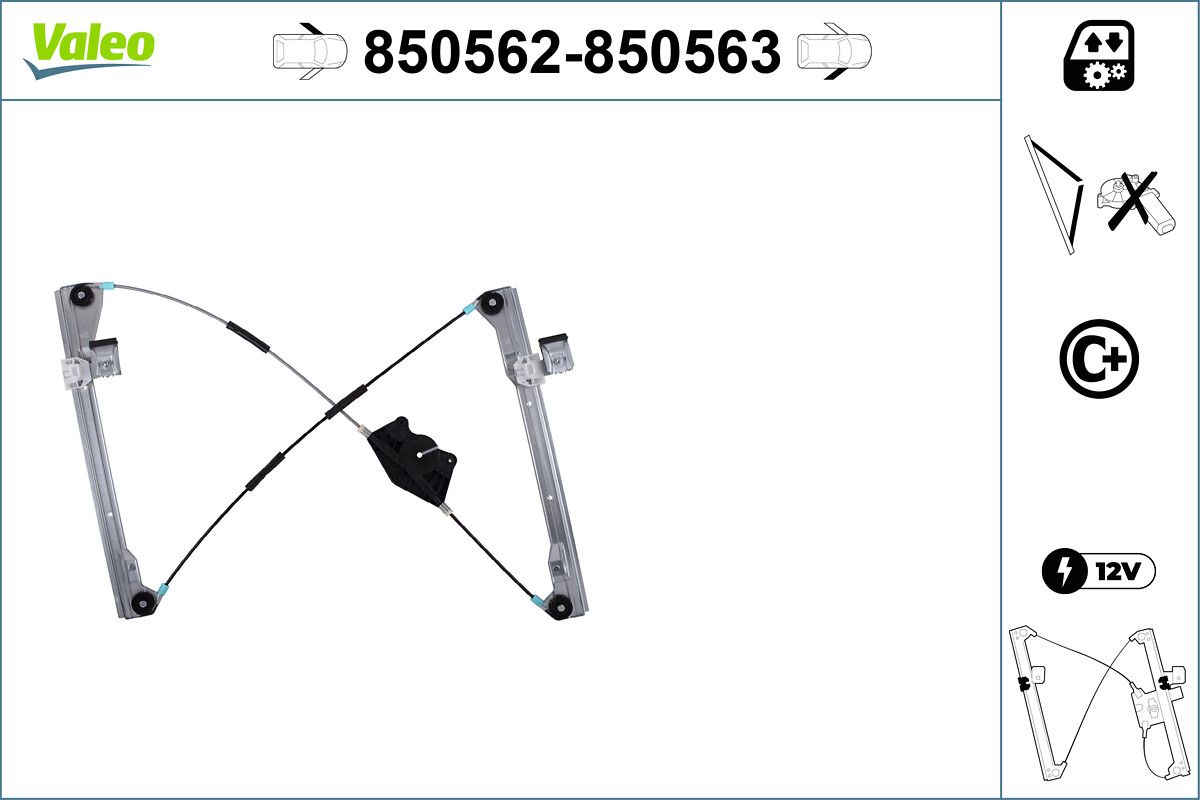 VALEO 850563 Window regulator