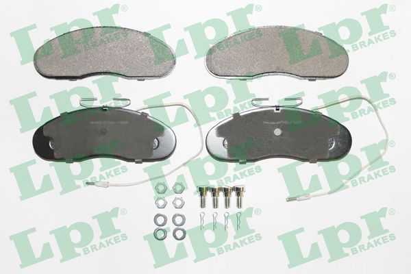 LPR 05P580 Brake pad set, disc brake