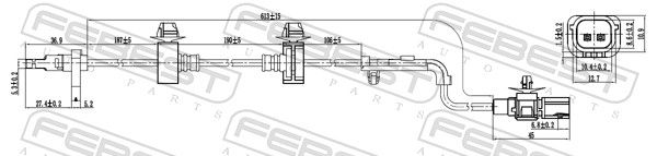 Sensor, wheel speed-1
