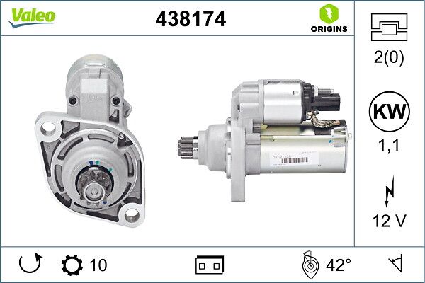 VALEO 438174 Starter