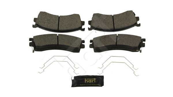 HART 252 330 Stabdžių trinkelių rinkinys, diskinis stabdys