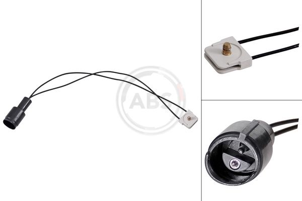 įspėjimo kontaktas, stabdžių trinkelių susidėvėjimas