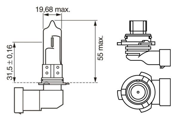 Bulb, high beam headlight-5
