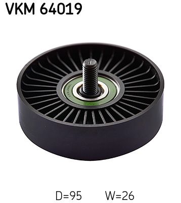 SKF VERTEVO VKM 64019 Deflection/guide pulley, v-ribbed belt