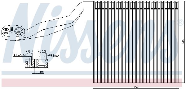 Evaporator, air conditioning-4