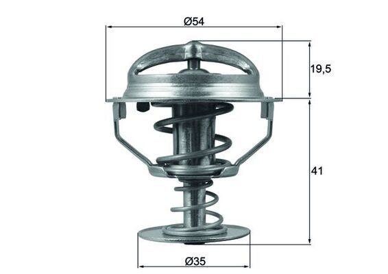 MAHLE TX 164 82D Thermostat, coolant