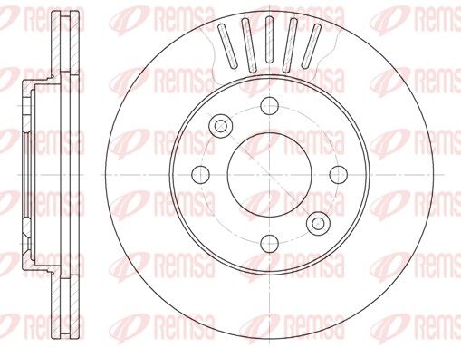 REMSA 6080.10 Brake disc
