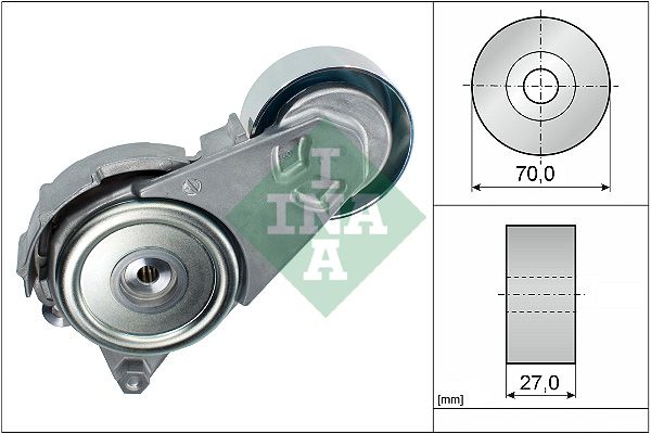 SCHAEFFLER INA 534 0408 10 Belt tensioner, v-ribbed belt