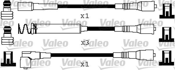 VALEO 346667 Ignition cable kit