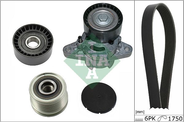 SCHAEFFLER INA 529 0164 20 V-ribbed belt set