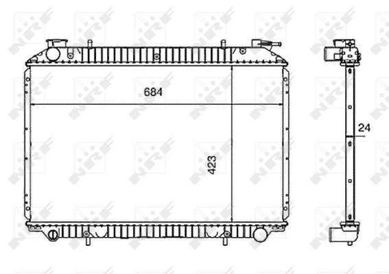 Radiator, engine cooling-6