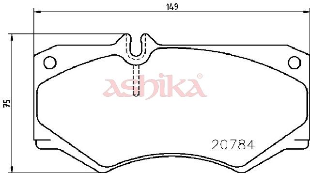 Brake Pad Set, disc brake-1