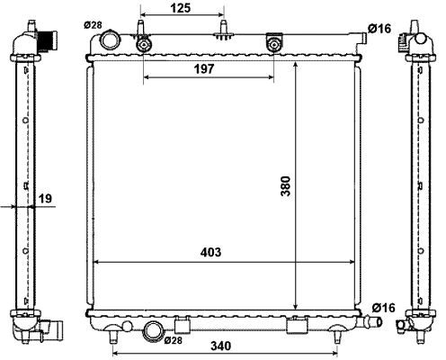 Radiator, engine cooling-4
