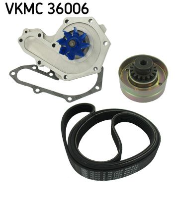 SKF VKMC 36006 Water pump + v-ribbed belt kit