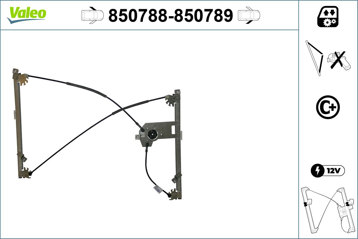 VALEO 850788 Window regulator