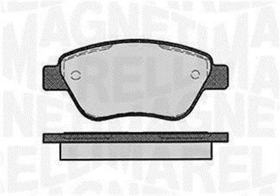 MAGNETI MARELLI 363916060558 Brake pad set, disc brake