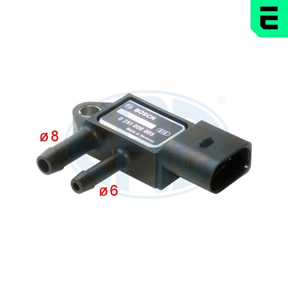 Sensor, exhaust pressure