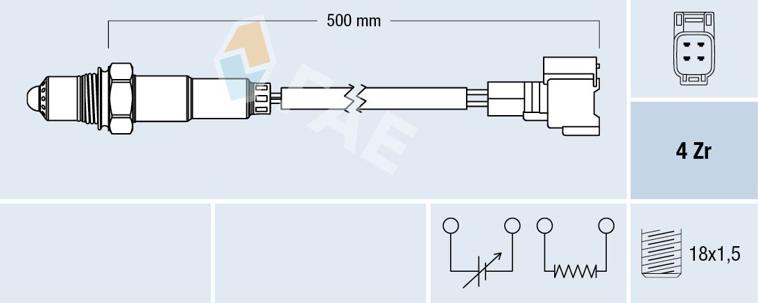 FAE 77297 Oxygen sensor
