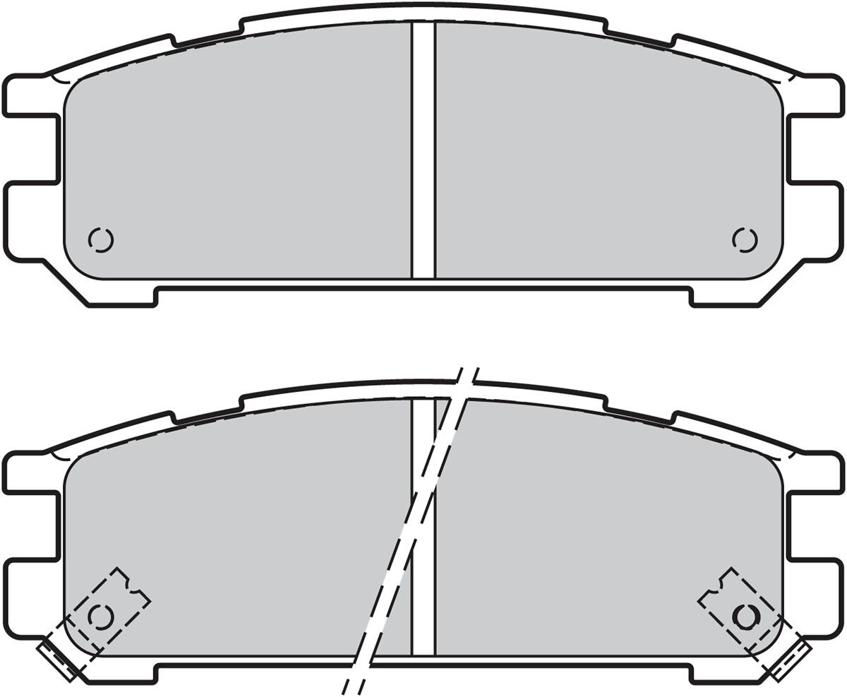 Brake Pad Set, disc brake-1