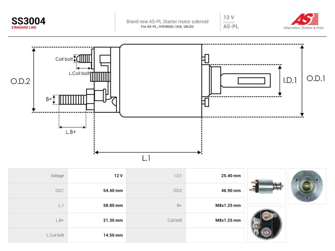 Solenoid Switch, starter-3