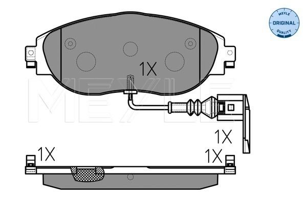 Brake Pad Set, disc brake-1