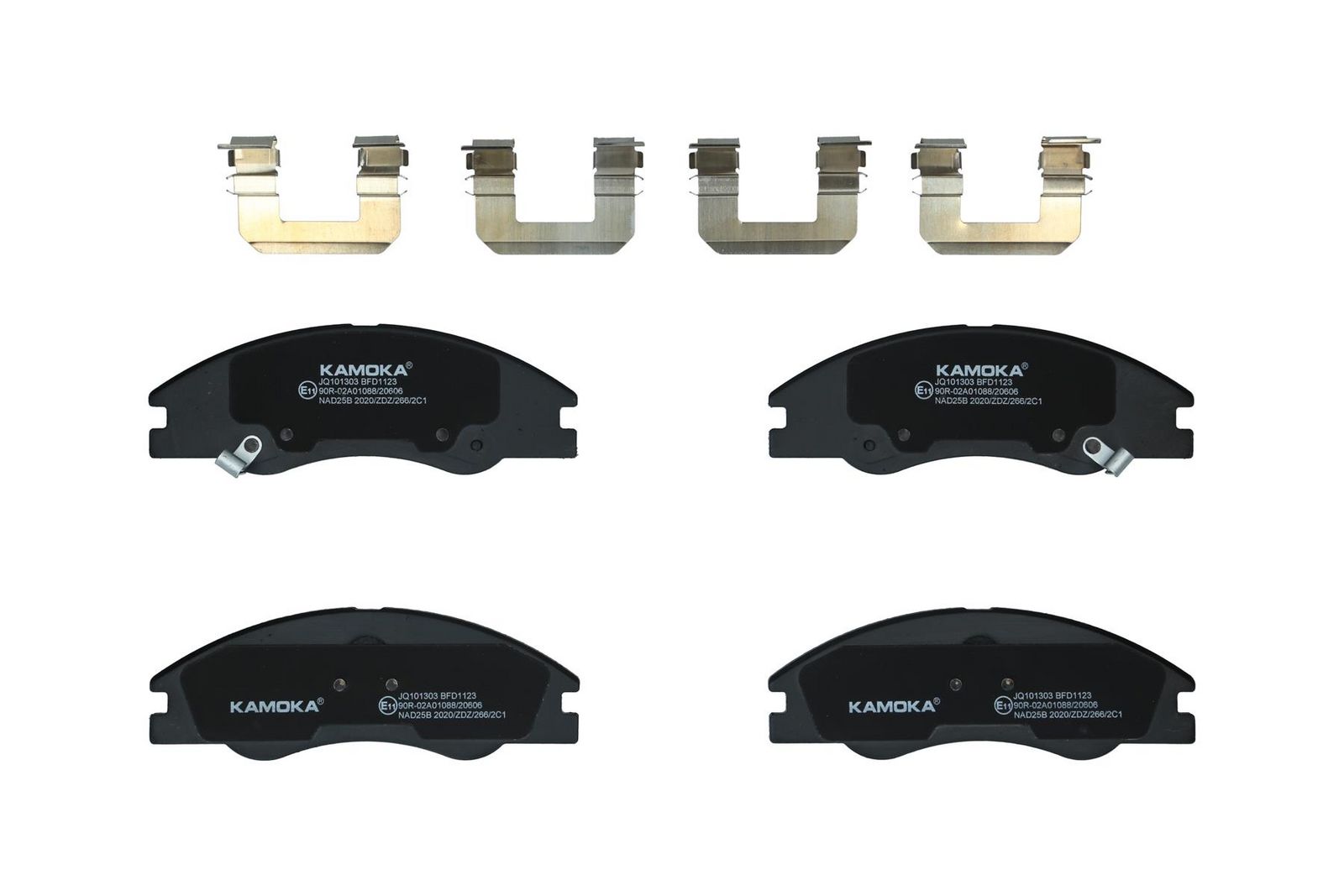 KAMOKA JQ101303 Brake pad set, disc brake