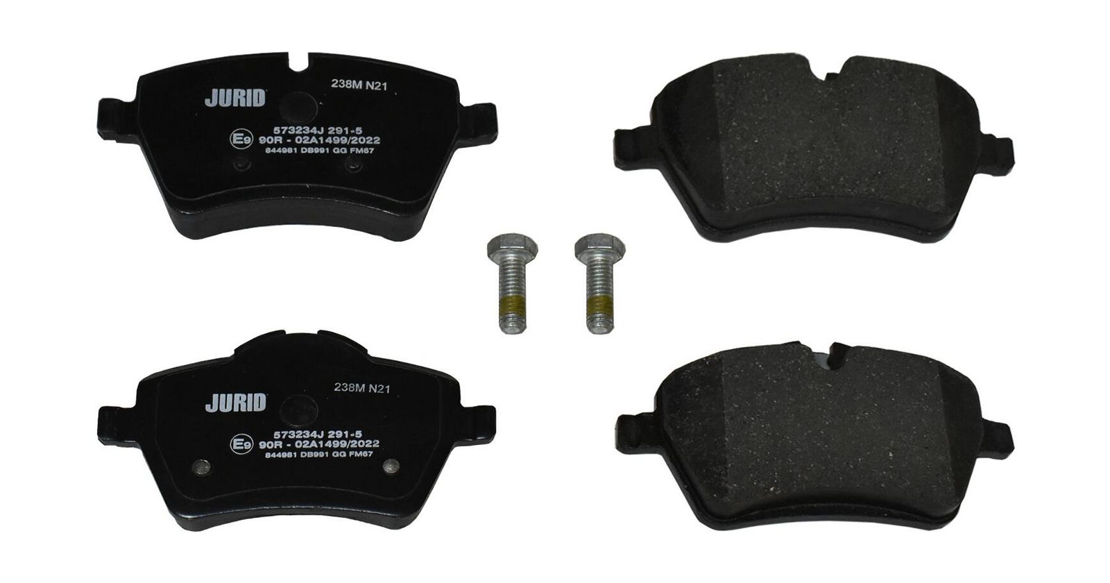 JURID 573234J Brake pad set, disc brake