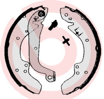 stabdžių trinkelių komplektas