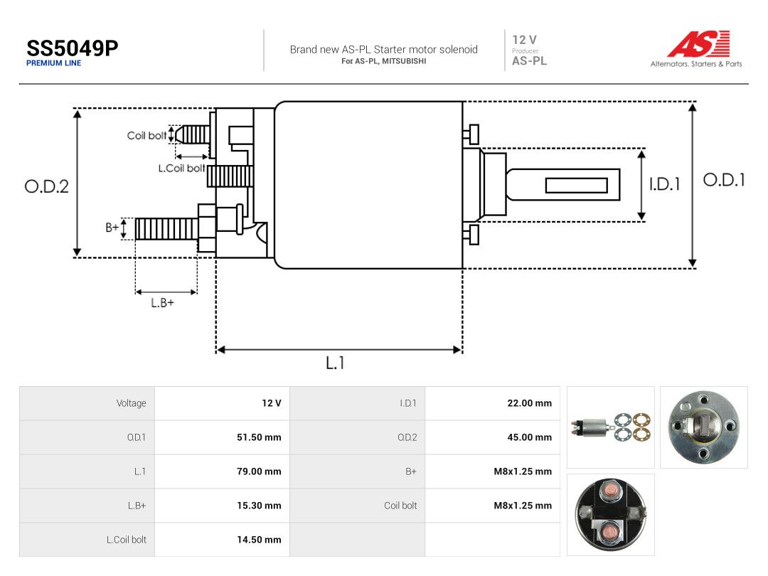 Solenoid Switch, starter-3